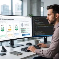 Optimizing Site Performance and Core Web Vitals Using AI Analytics