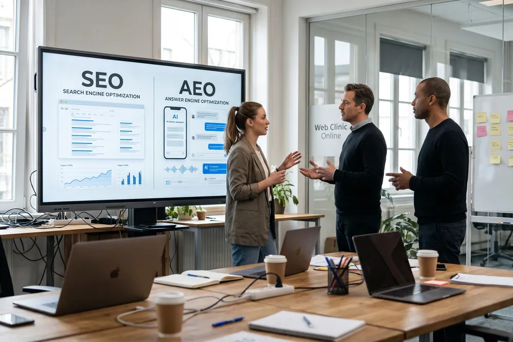 SEO vs AEO: What's the Difference and Why Your Business Needs Both