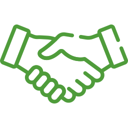 handshake icon- Top Rated Web Design - Web Clinic Online
